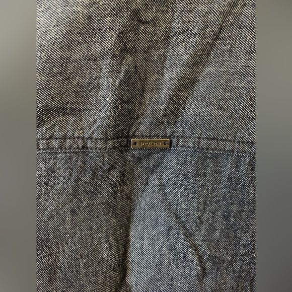 PrAna Ediza tie front chambray button up in Size M - Picture 6 of 7